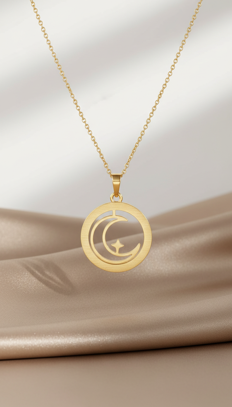 Minimalist Gold Pendant Necklace